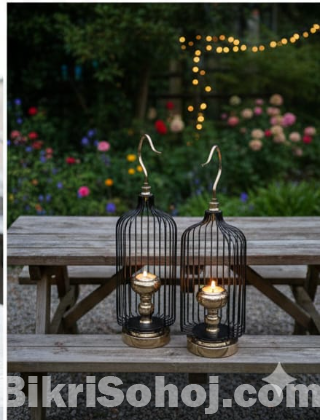 প্রিমিয়াম ভিন্টেজ ক্যান্ডেল হোল্ডার - ২ পিসের সেট